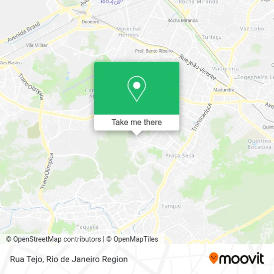 Rua Tejo map