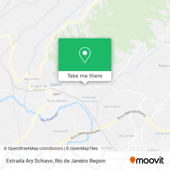 Estrada Ary Schiavo map