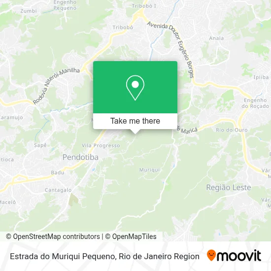 Estrada do Muriqui Pequeno map