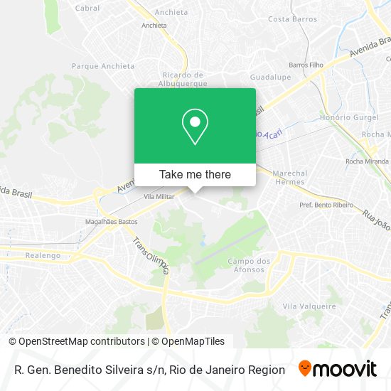 Mapa R. Gen. Benedito Silveira s/n