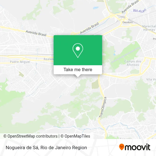 Nogueira de Sá map