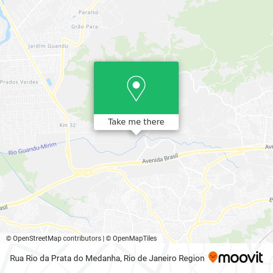 Rua Rio da Prata do Medanha map