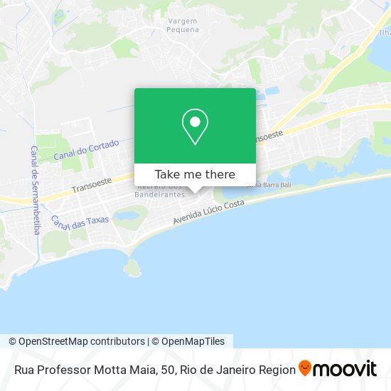 Rua Professor Motta Maia, 50 map