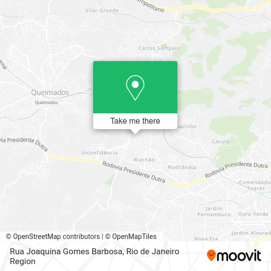 Rua Joaquina Gomes Barbosa map