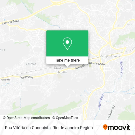 Rua Vitória da Conquista map