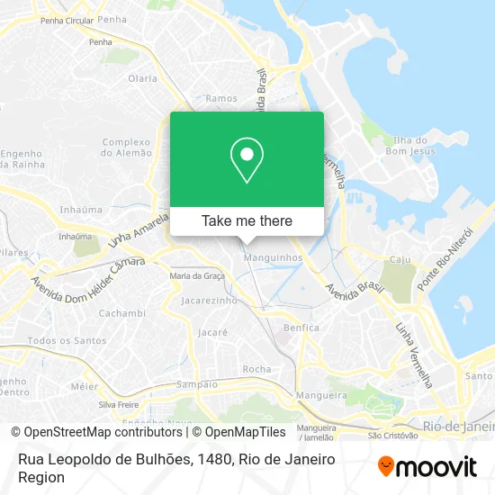 Rua Leopoldo de Bulhões, 1480 map