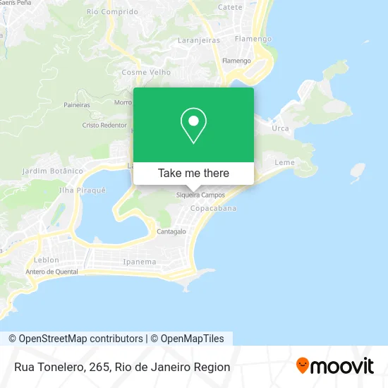 Rua Tonelero, 265 map