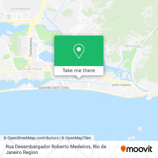 Mapa Rua Desembargador Roberto Medeiros