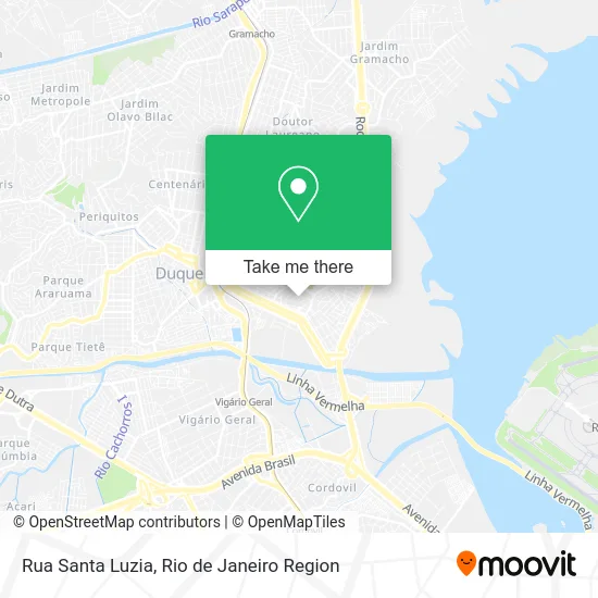 Rua Santa Luzia map