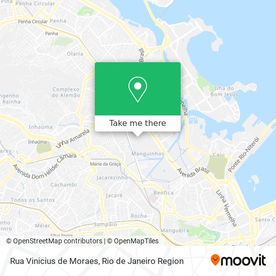 Rua Vinicius de Moraes map