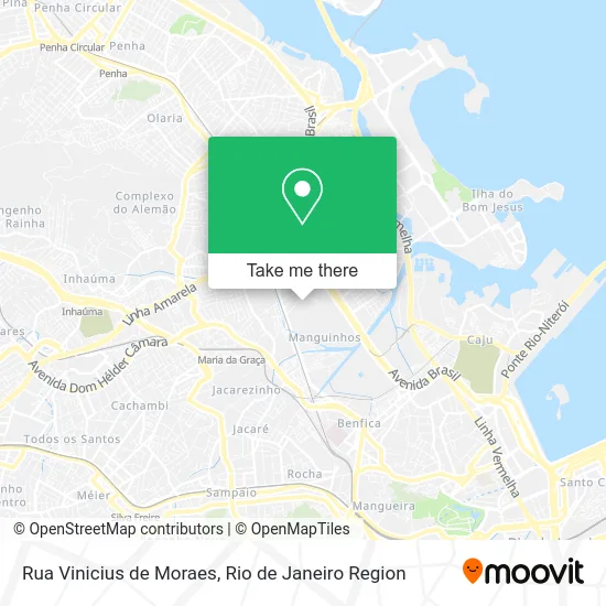 Rua Vinicius de Moraes map
