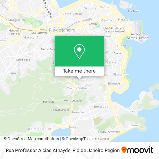 Rua Professor Alcias Athayde map