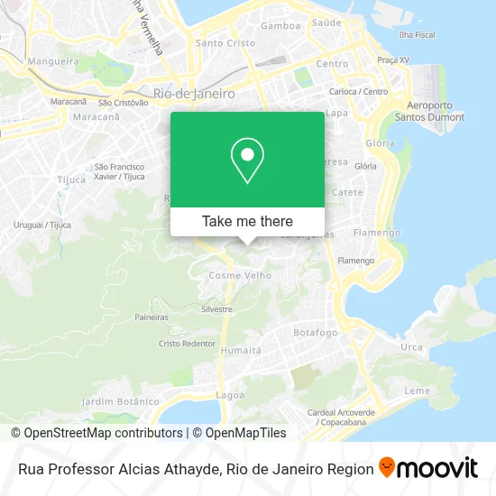 Rua Professor Alcias Athayde map
