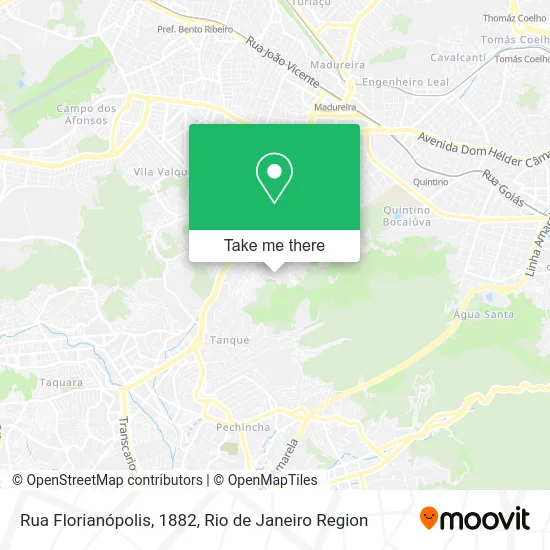 Rua Florianópolis, 1882 map