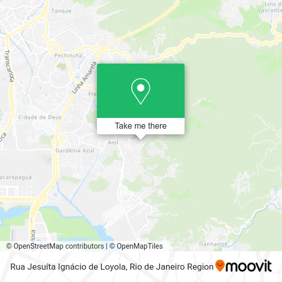 Rua Jesuíta Ignácio de Loyola map