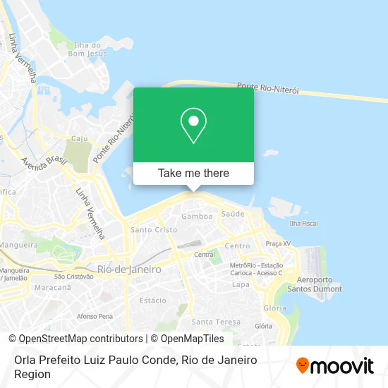 Orla Prefeito Luiz Paulo Conde map
