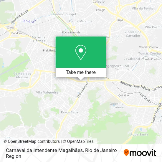 Carnaval da Intendente Magalhães map