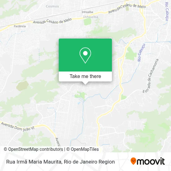 Rua Irmã Maria Maurita map