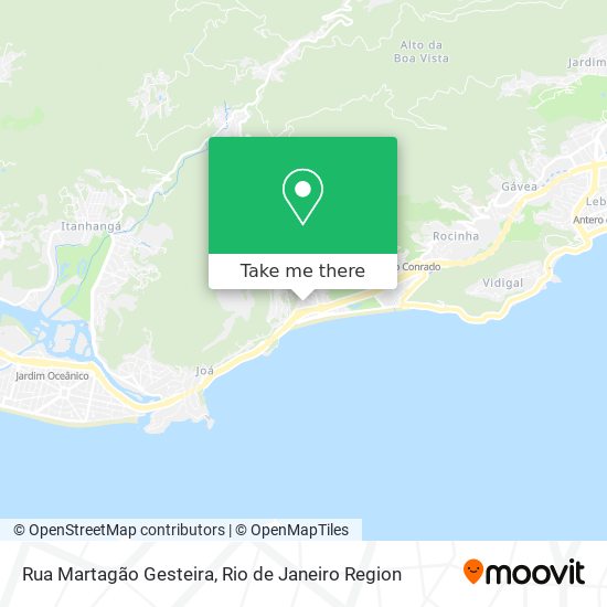 Rua Martagão Gesteira map