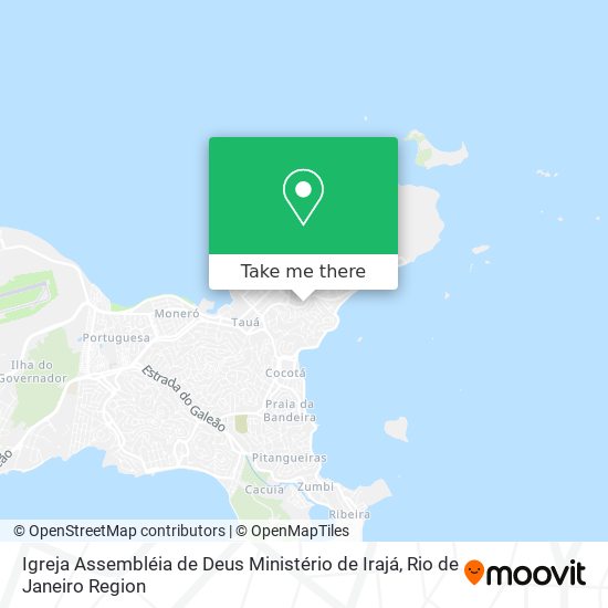 Mapa Igreja Assembléia de Deus Ministério de Irajá