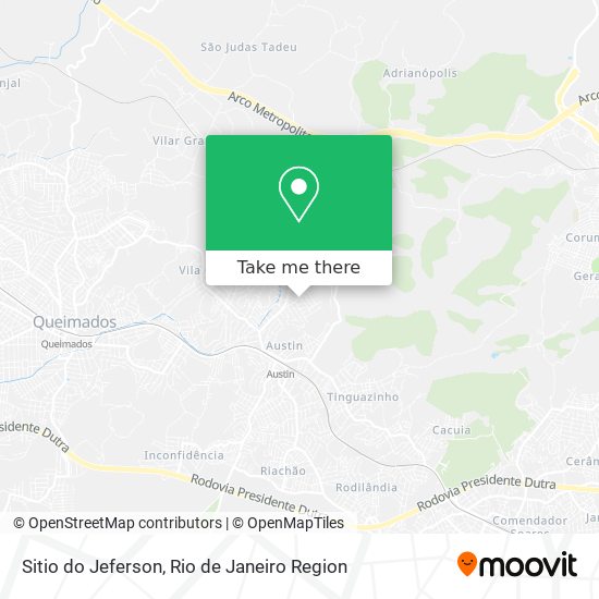 Sitio do Jeferson map