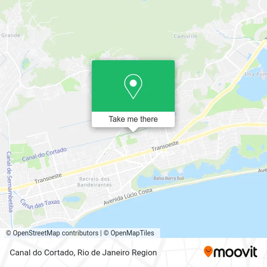 Canal do Cortado map