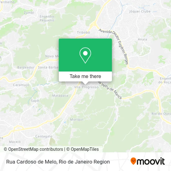 Rua Cardoso de Melo map