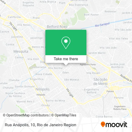 Rua Anápolis, 10 map