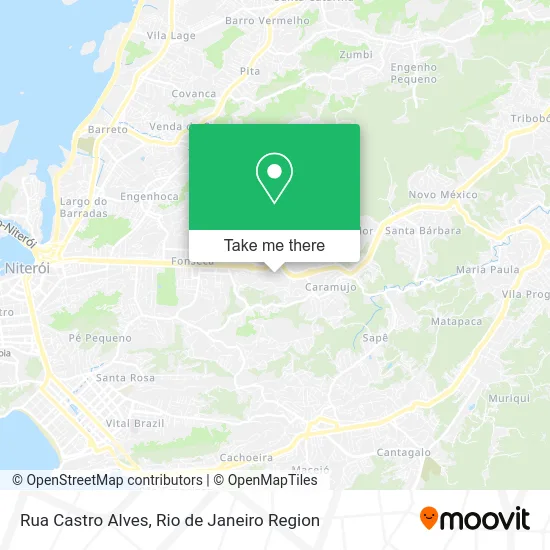 Rua Castro Alves map