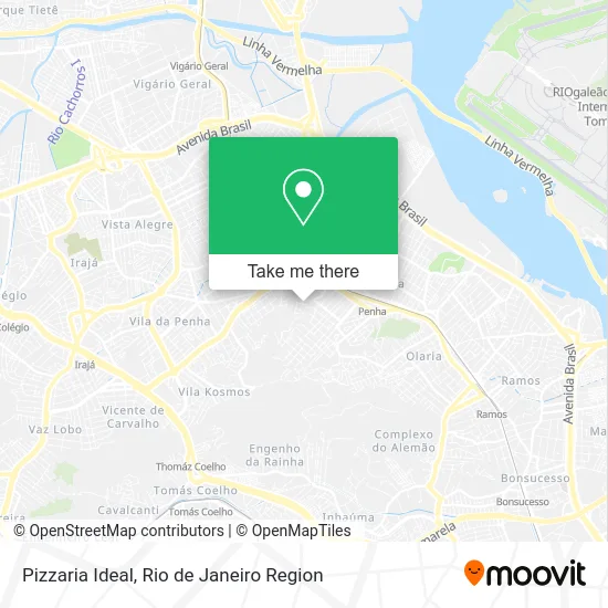 Pizzaria Ideal map