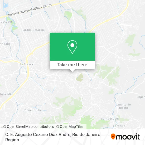 C. E. Augusto Cezario Diaz Andre map
