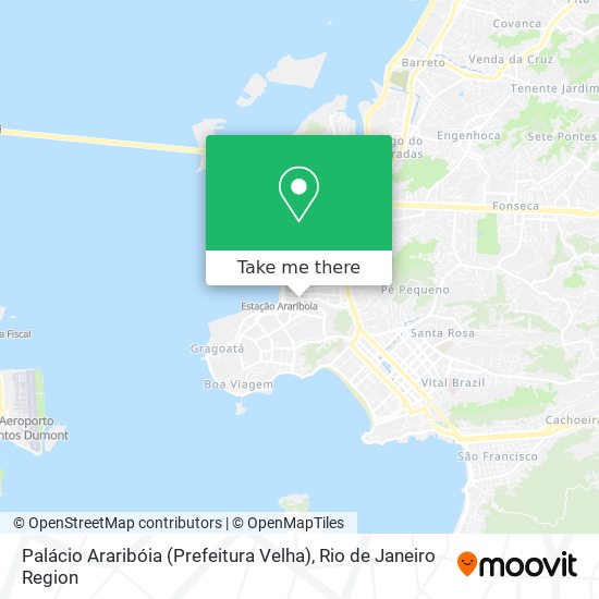 Mapa Palácio Araribóia (Prefeitura Velha)