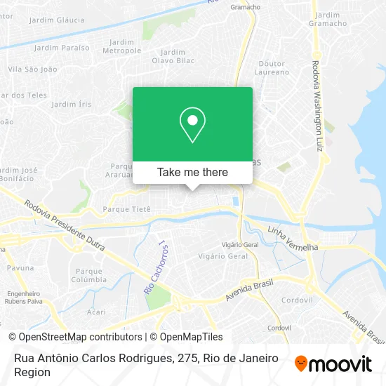 Rua Antônio Carlos Rodrigues, 275 map