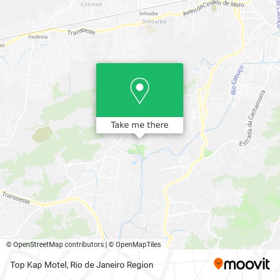 Top Kap Motel map