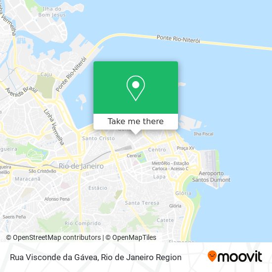 Mapa Rua Visconde da Gávea