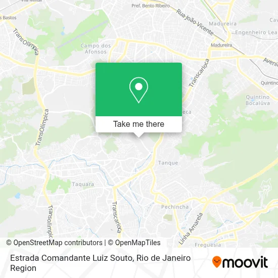 Estrada Comandante Luiz Souto map