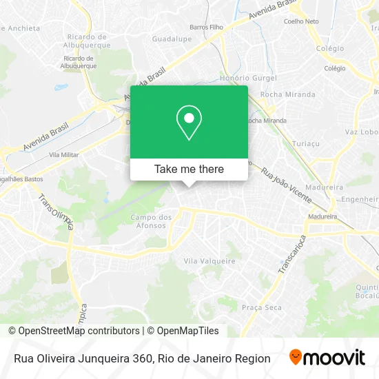 Rua Oliveira Junqueira 360 map