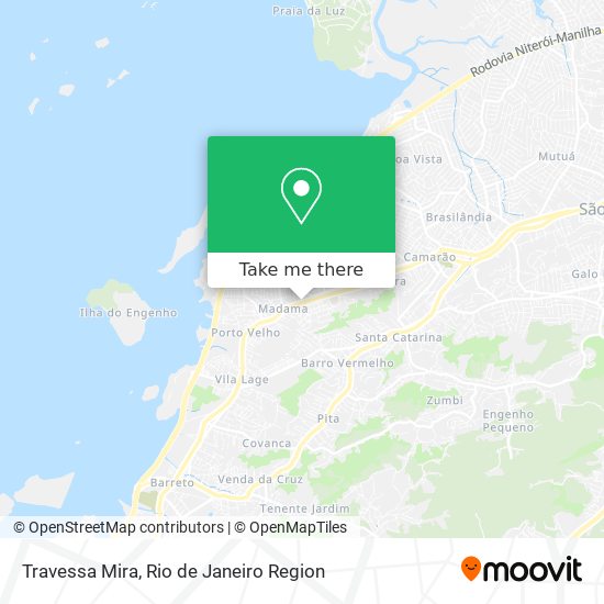 Travessa Mira map