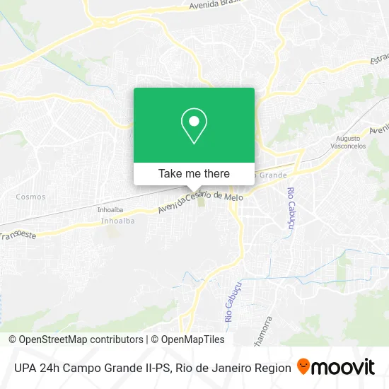 UPA 24h Campo Grande II-PS map