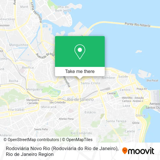 Rodoviária Novo Rio (Rodoviária do Rio de Janeiro) map