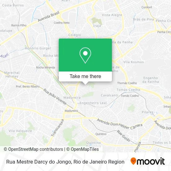 Rua Mestre Darcy do Jongo map