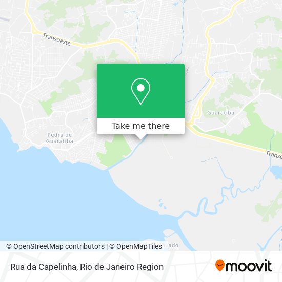 Rua da Capelinha map