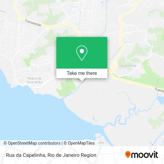 Rua da Capelinha map