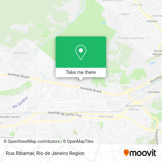 Rua Ribamar map