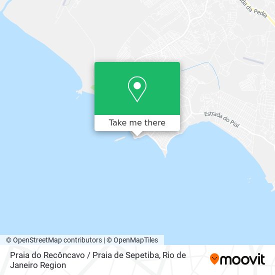 Praia do Recôncavo / Praia de Sepetiba map