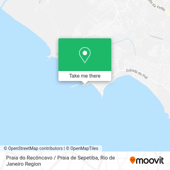 Praia do Recôncavo / Praia de Sepetiba map
