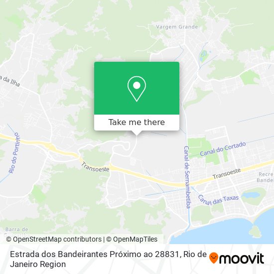 Estrada dos Bandeirantes Próximo ao 28831 map