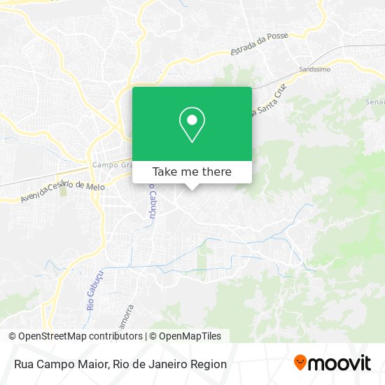 Mapa Rua Campo Maior