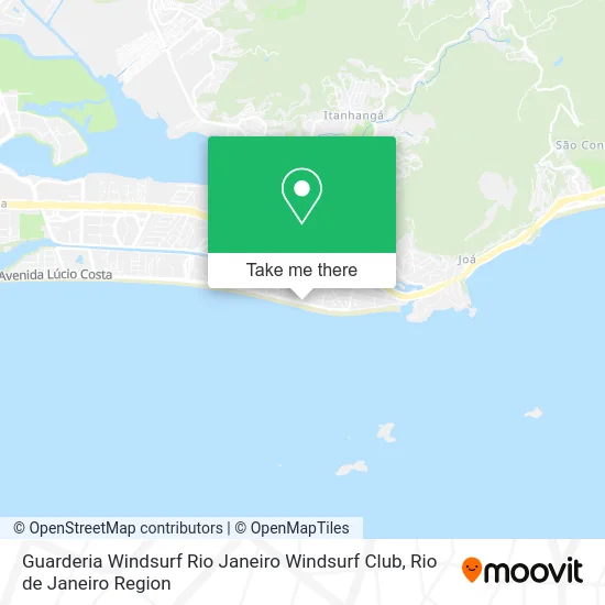 Guarderia Windsurf Rio Janeiro Windsurf Club map