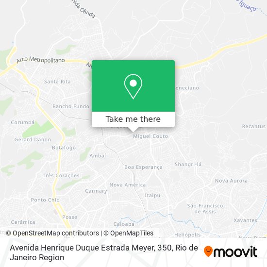 Mapa Avenida Henrique Duque Estrada Meyer, 350
